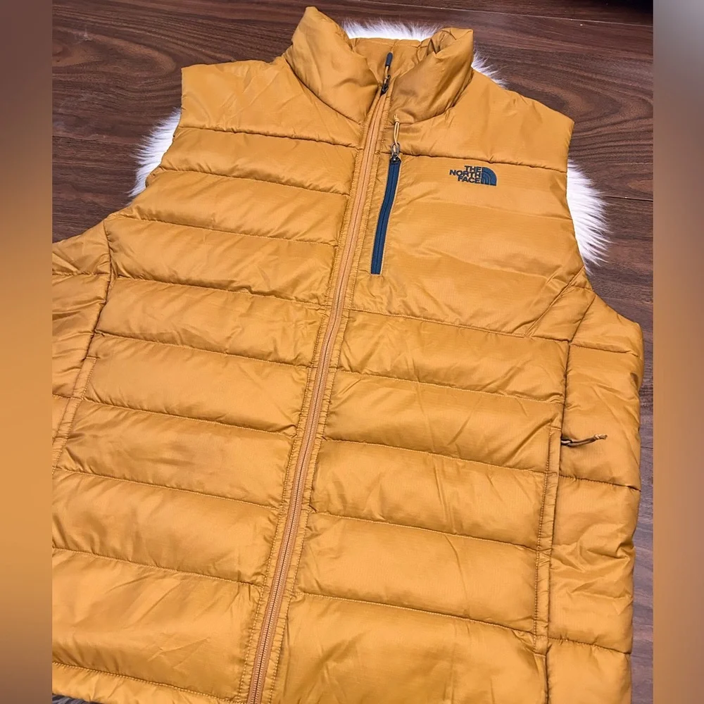 The North Face Men's Mustard Yellow Puffer Vest